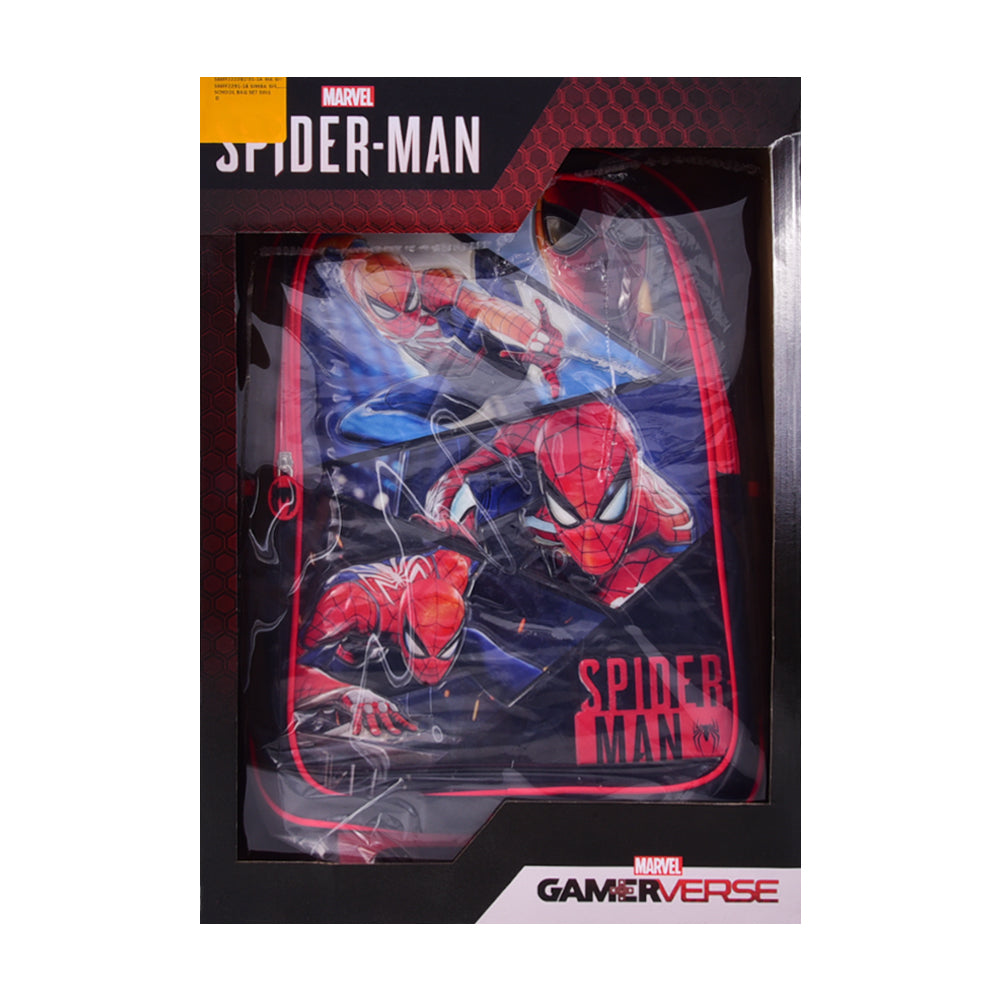 SMFF2291-18 SIMBA SPIDERMAN SCHOOL BAG SET 5IN1 D Default Title - MamasJan Toys
