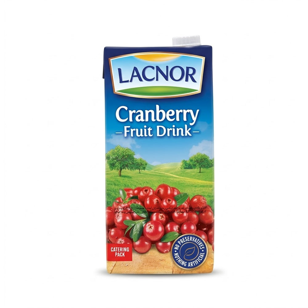 LACNOR JUICE CRANBERRY 1 LTR Default Title - MamasJan Grocery Food