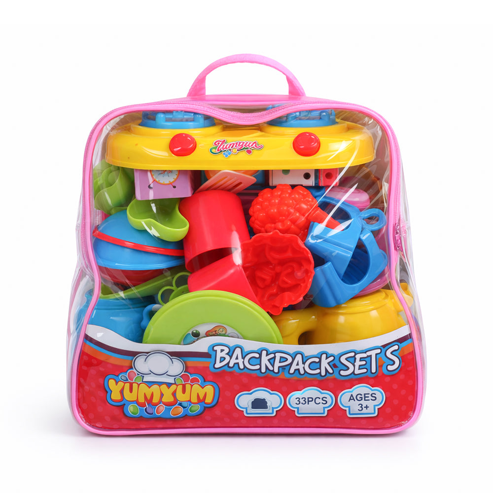 CRB162 YUMYUM KITCHEN BACKPACK SET Default Title - MamasJan Toys
