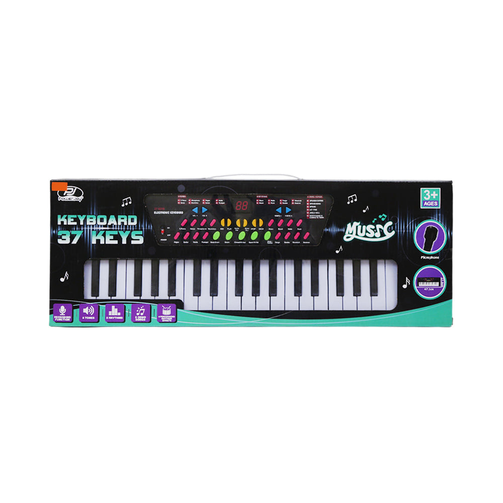 HY3768 ELECTRONIC KEYBOARD W-MIC 37KEYS Default Title - MamasJan Toys