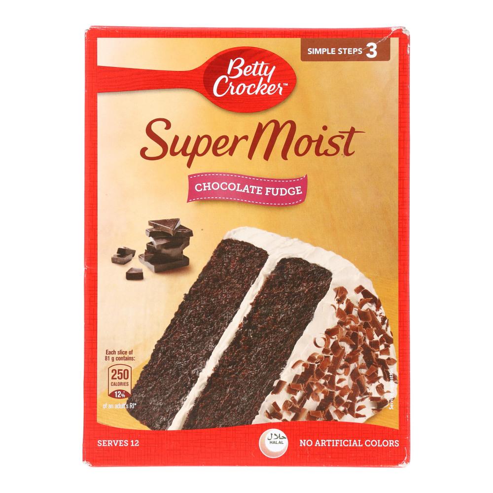 BETTY CROCKER CAKE MIX SUPER MOIST CHOCOLATE FUDGE 500 GM Default Title - MamasJan Grocery