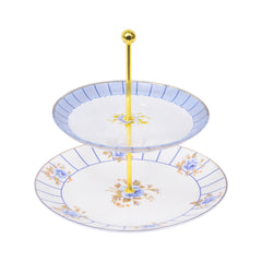 DISH CAKE 2TIRE ANGELA MK189 Default Title - MamasJan Crockery