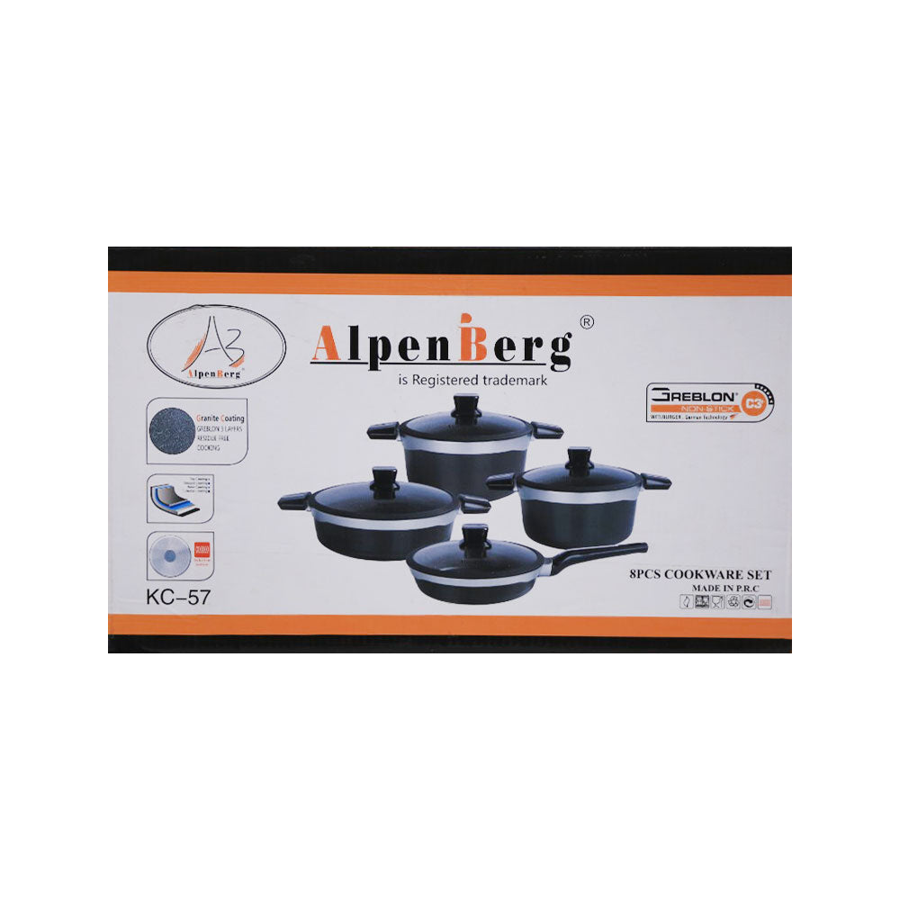 DAGCHI SET 8PC ALPEN BERG KC71 Default Title - MamasJan Crockery
