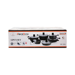 DAGCHI SET 12PC ALPEN BERG GV369 Default Title - MamasJan Crockery