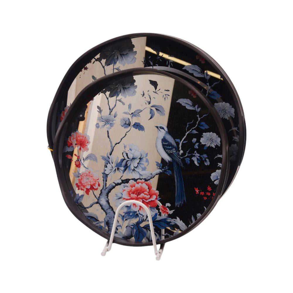 TRAY SET 2PC ANGELA RY313 Default Title - MamasJan Crockery