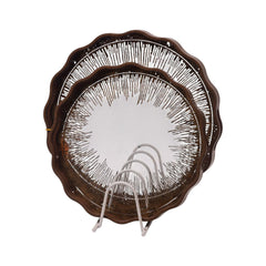 TRAY SET 2PC ANGELA RY324 Default Title - MamasJan Crockery