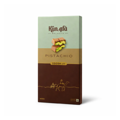 KUNAFA MALAKIYA CHOCOLATE BAR PISTACHIO 160 GM Default Title - MamasJan Grocery Food