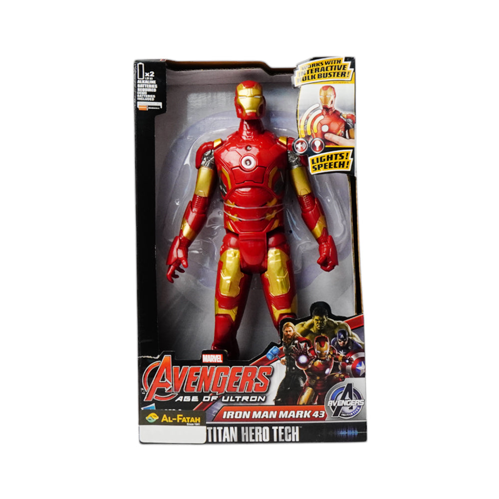B0433 MUSICAL IRON MAN FIGURE AI Default Title - MamasJan Toys
