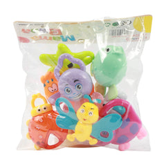 RA-10 RATTLE SET 8PCS IN PVC HST Default Title - MamasJan Toys