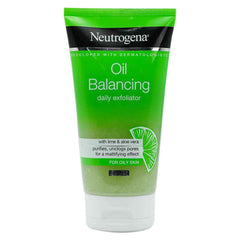 Neutrogena Face Wash Oil Balancing Daily Exfolator Green 150Ml