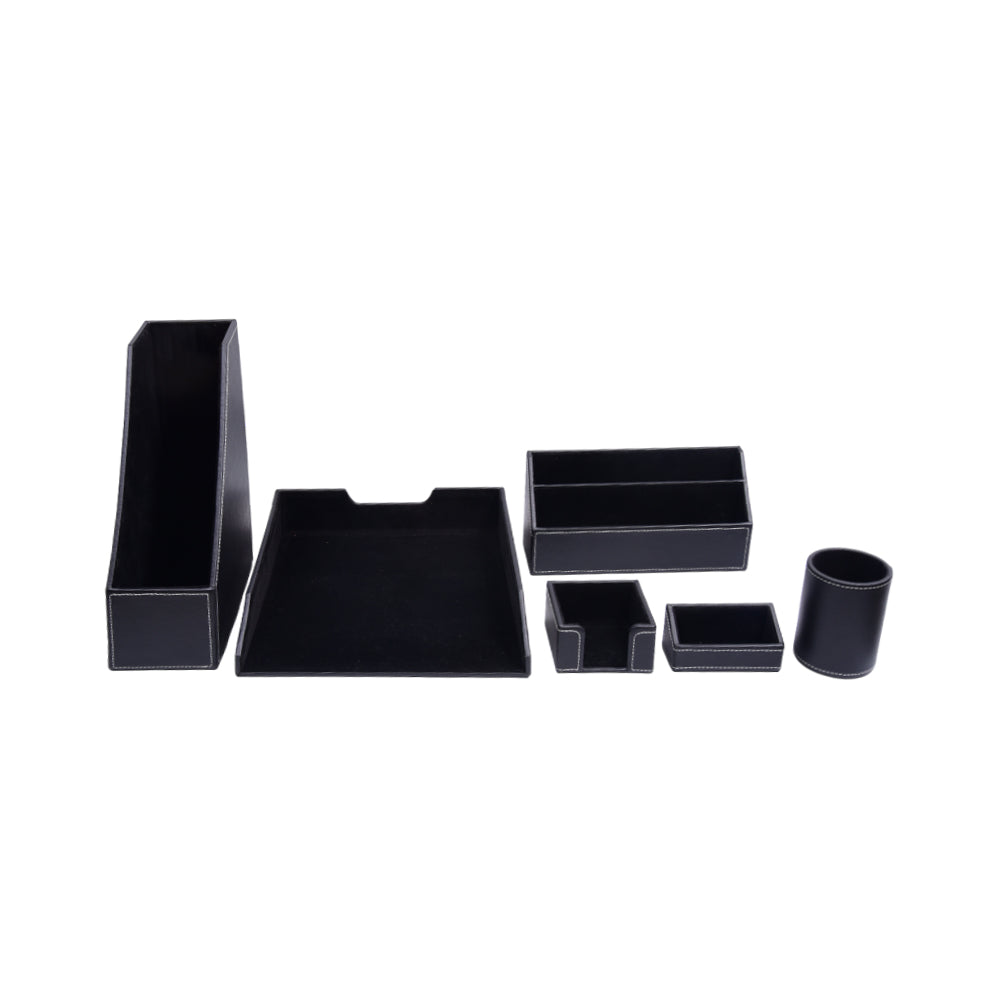 OFFICE SET 6PC LEATHER IR T-2001 Default Title - MamasJan Décor