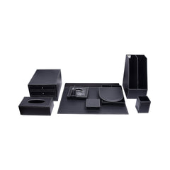 OFFICE SET 11PC LEATHER IR T-2002 Default Title - MamasJan Décor