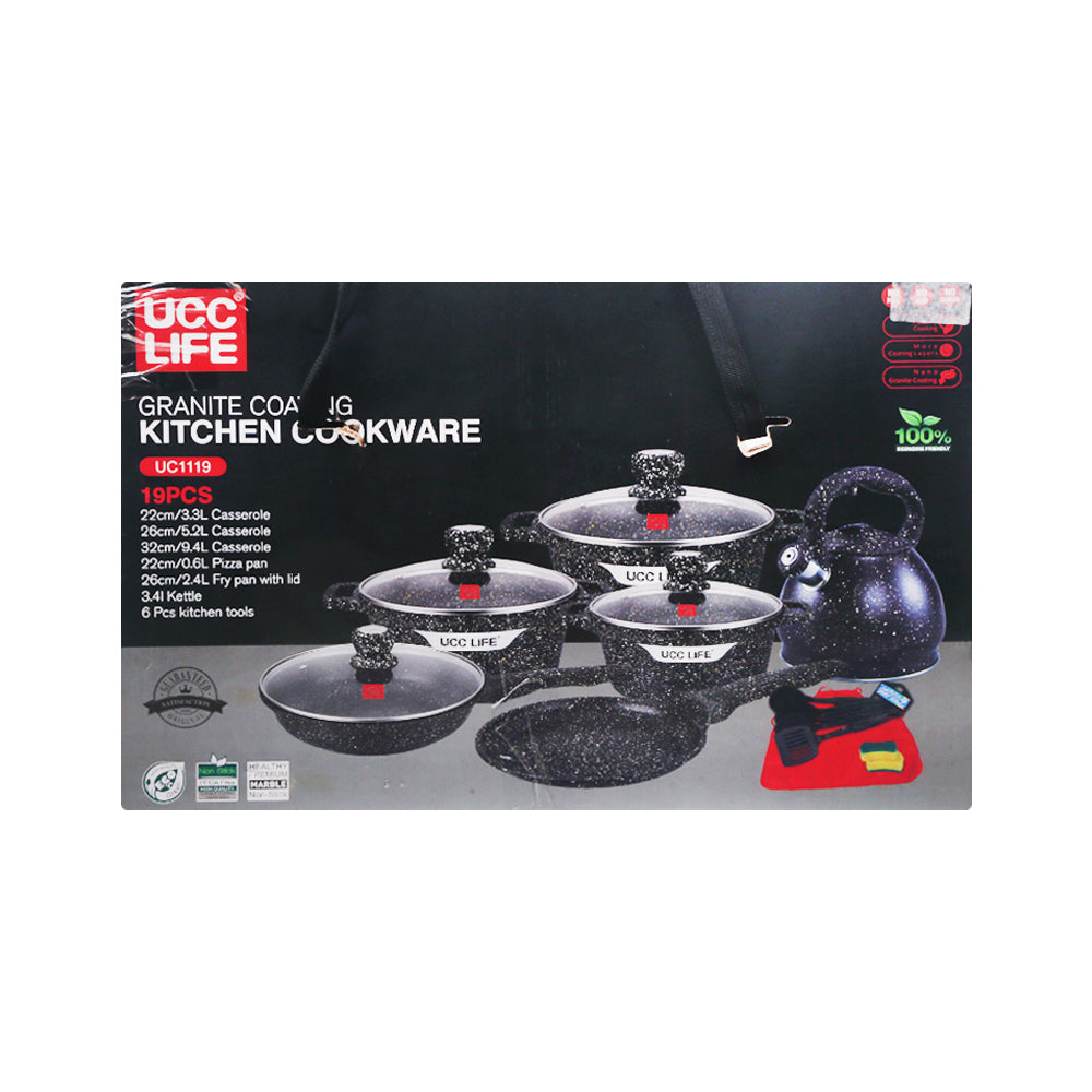DAGCHI SET 19PC UCC LIFE IR UC1119 Default Title - MamasJan Crockery