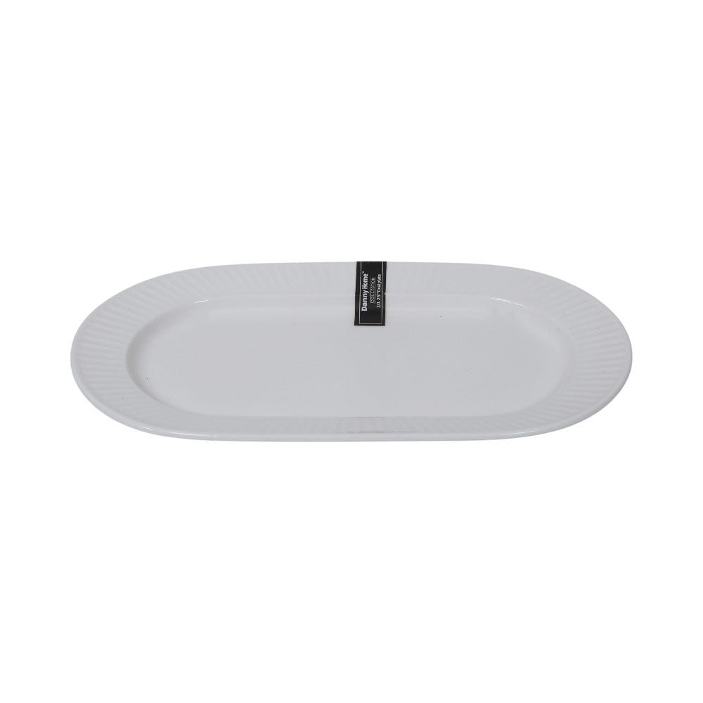 DISH DANNY HOME OVAL 10 INCH BW22-12 Default Title - MamasJan Crockery