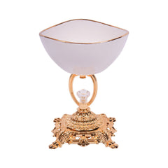 BOWL WITH STAND SJ1162S Default Title - MamasJan Décor