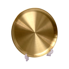 TRAY STEEL GOLDEN ROUND 5244 Default Title - MamasJan Crockery
