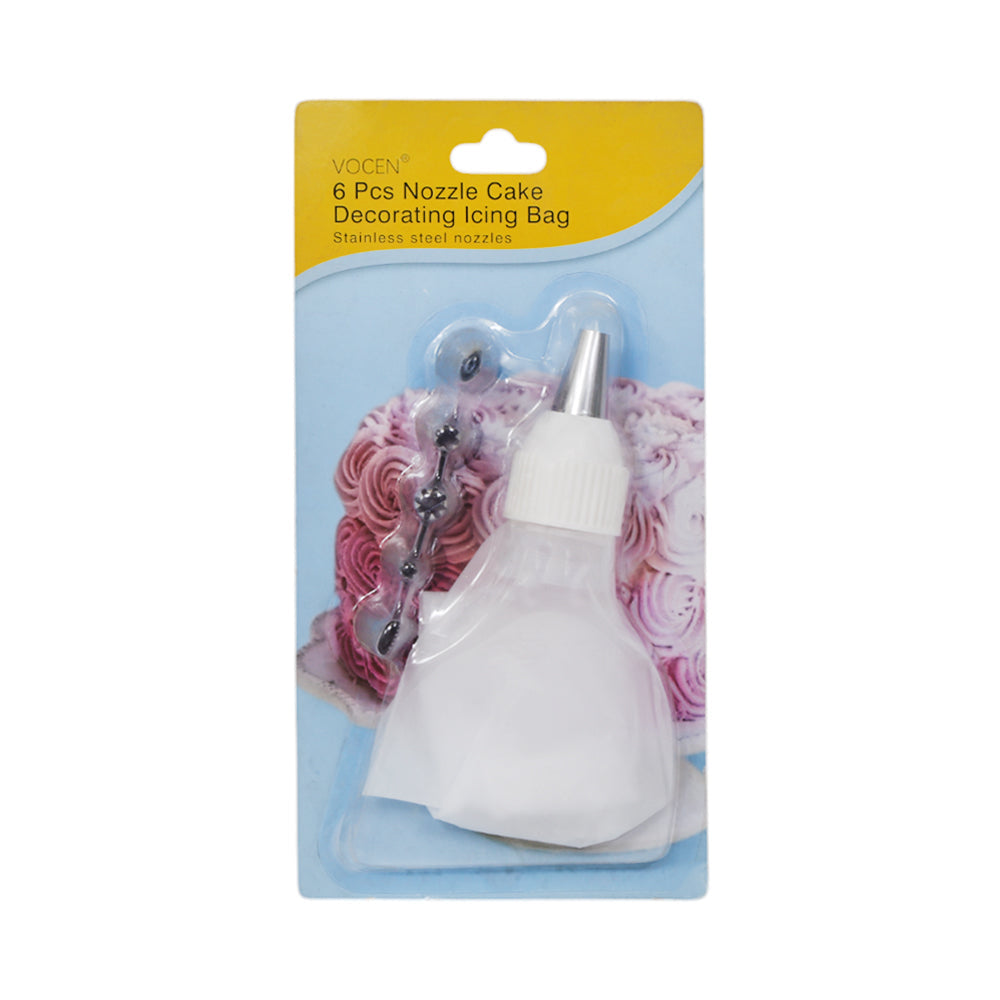 ICING BAG WITH NOZZLE SET 6PC 100834 ZIK Default Title - MamasJan Crockery
