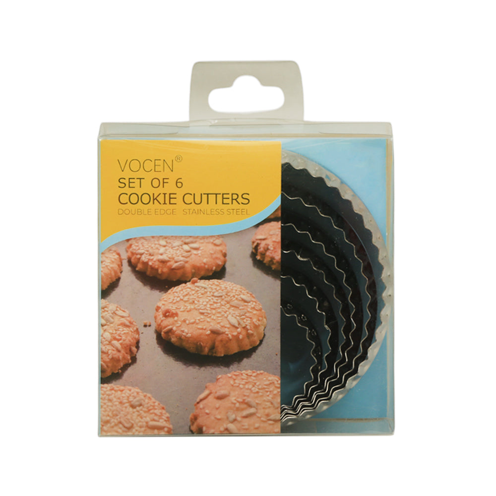 COOKIE CUTTER STE 6PC DOUBLE EDGE 102201 ZIK Default Title - MamasJan Crockery