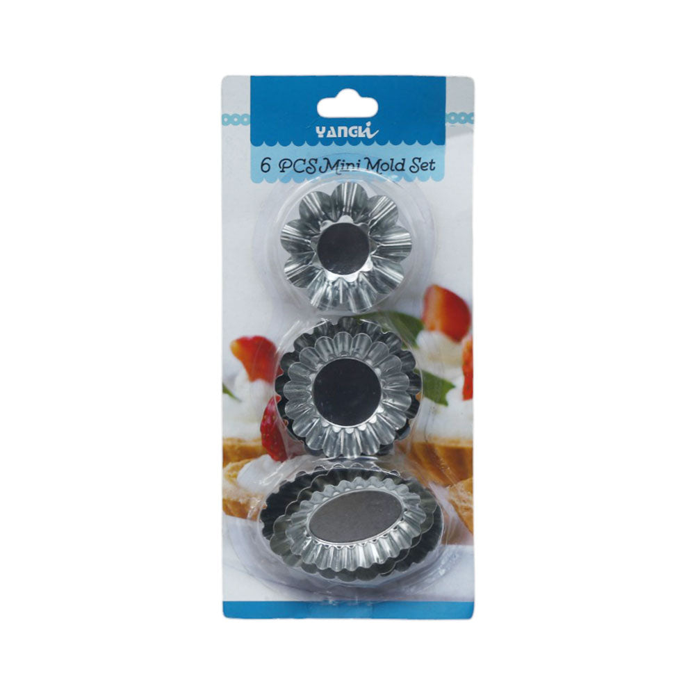 CAKE MOLD SET 6PC IR 100018-6/M1250 Default Title - MamasJan Crockery