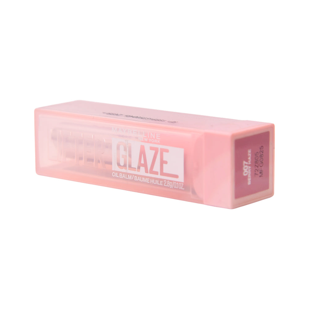 MAYBELLINE LIFTER GLAZE LIP OIL BALM 007 BERRY HAZE 2.8G AS Default Title - MamasJan Makeup