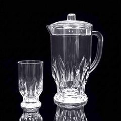 WATER SET 7PC ACRYLIC IR 5025H6 Default Title - MamasJan Crockery