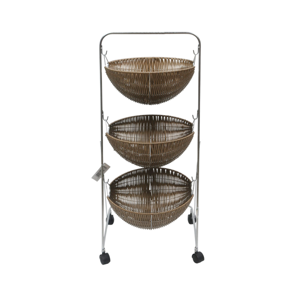FRUIT TROLLY CANE 3PC CK5438 Default Title - MamasJan Crockery