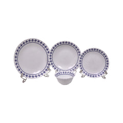 PLATE SET 24PC DANNY HOME LXP24F-W Default Title - MamasJan Crockery