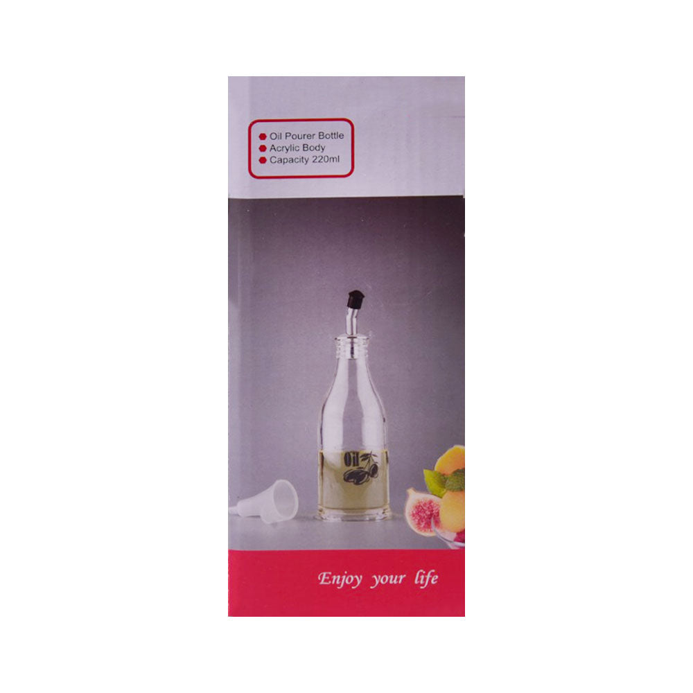OIL BOTTLE ACRYLIC 220 ML IR F3028 Default Title - MamasJan Crockery