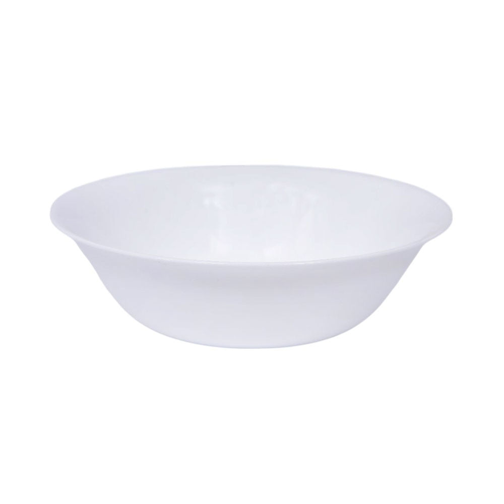 BOWL SALAD 21CM MANAL WHITE ROUND E0017 Default Title - MamasJan Crockery