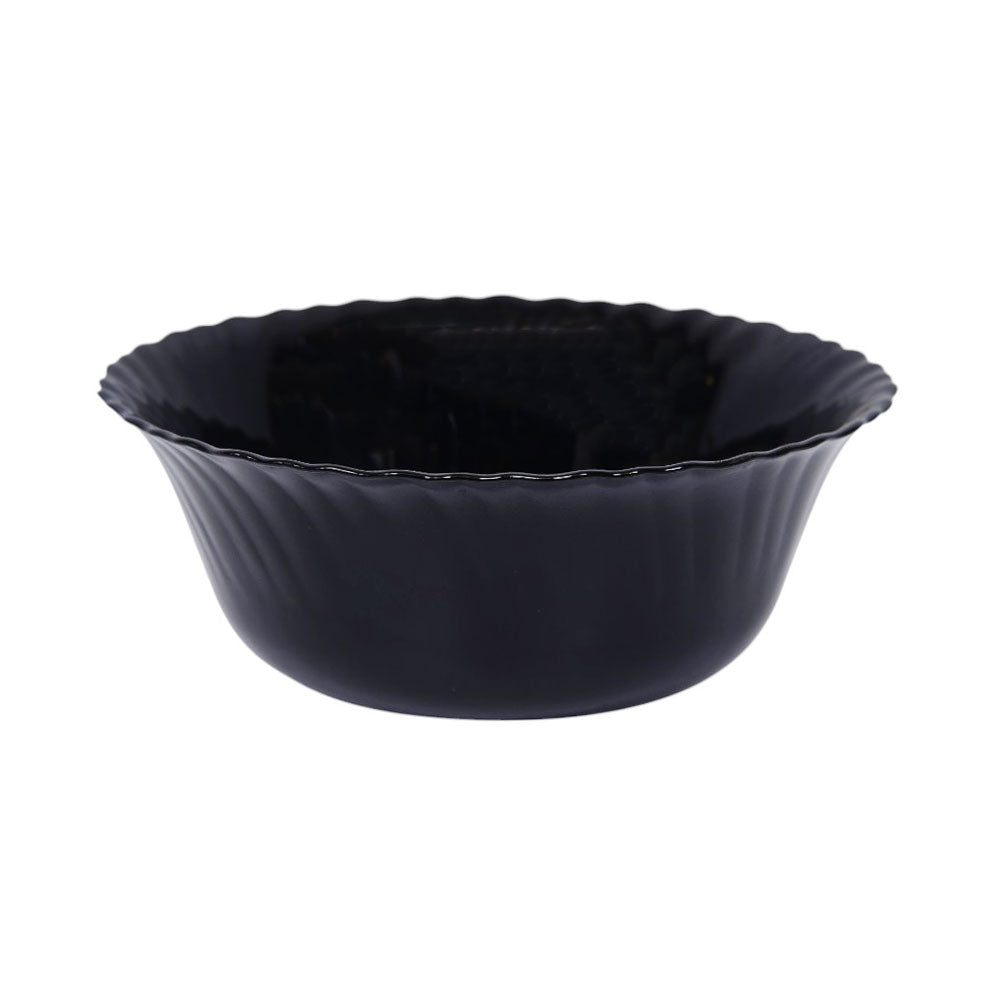 BOWL SALAD MANAL BLACK B0041 Default Title - MamasJan Crockery