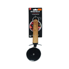 PIZZA CUTTER SHENGYA WOODEN HANDLE K0929T ZIK Default Title - MamasJan Crockery