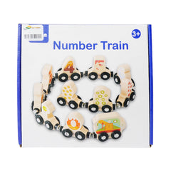 AI-24-208 WOODEN NUMBER TRAIN Default Title - MamasJan Toys