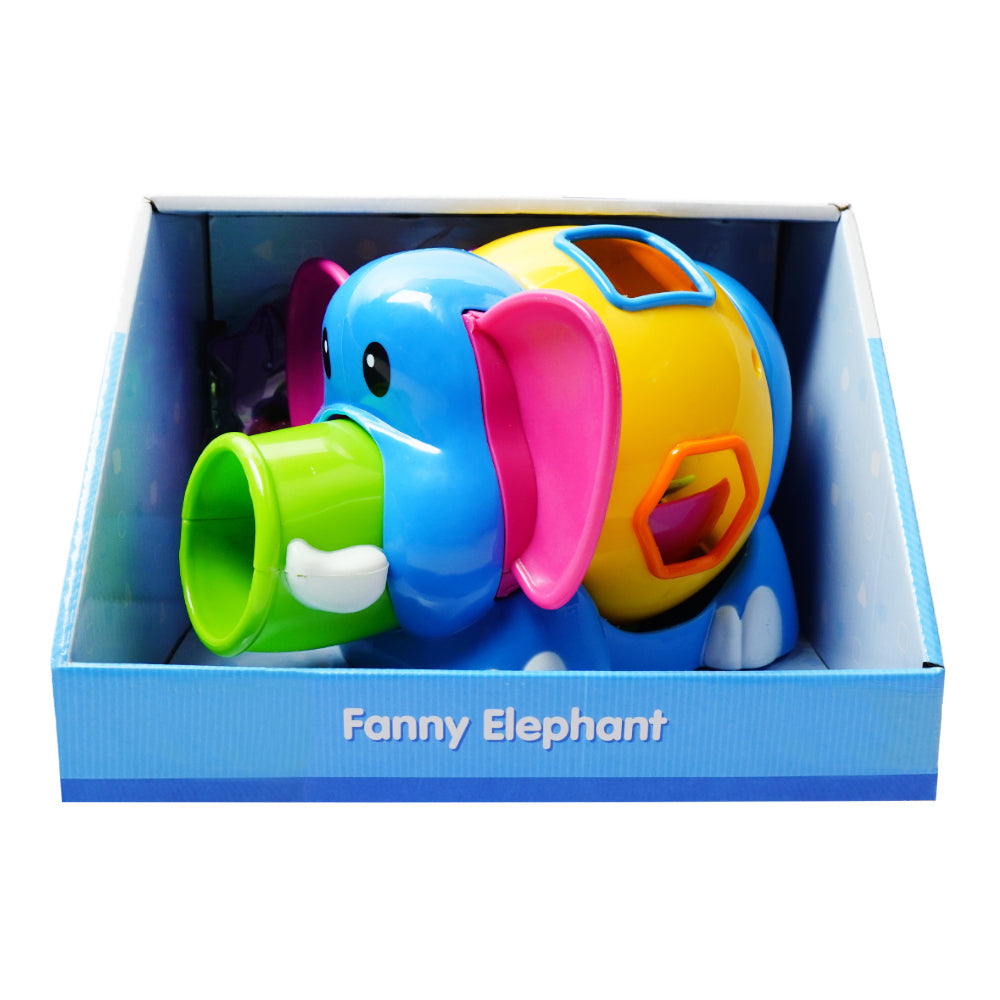 TY9037 TANNY KIDS FANNY ELEPHANT JUMBO SHAPE SORTER ID Default Title - MamasJan Toys
