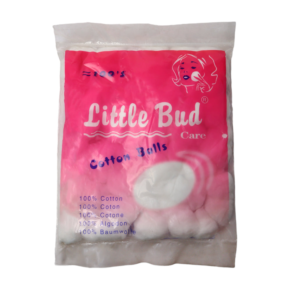 LITTLE BUD COTTON BALLS 100S PC Default Title - MamasJan Makeup