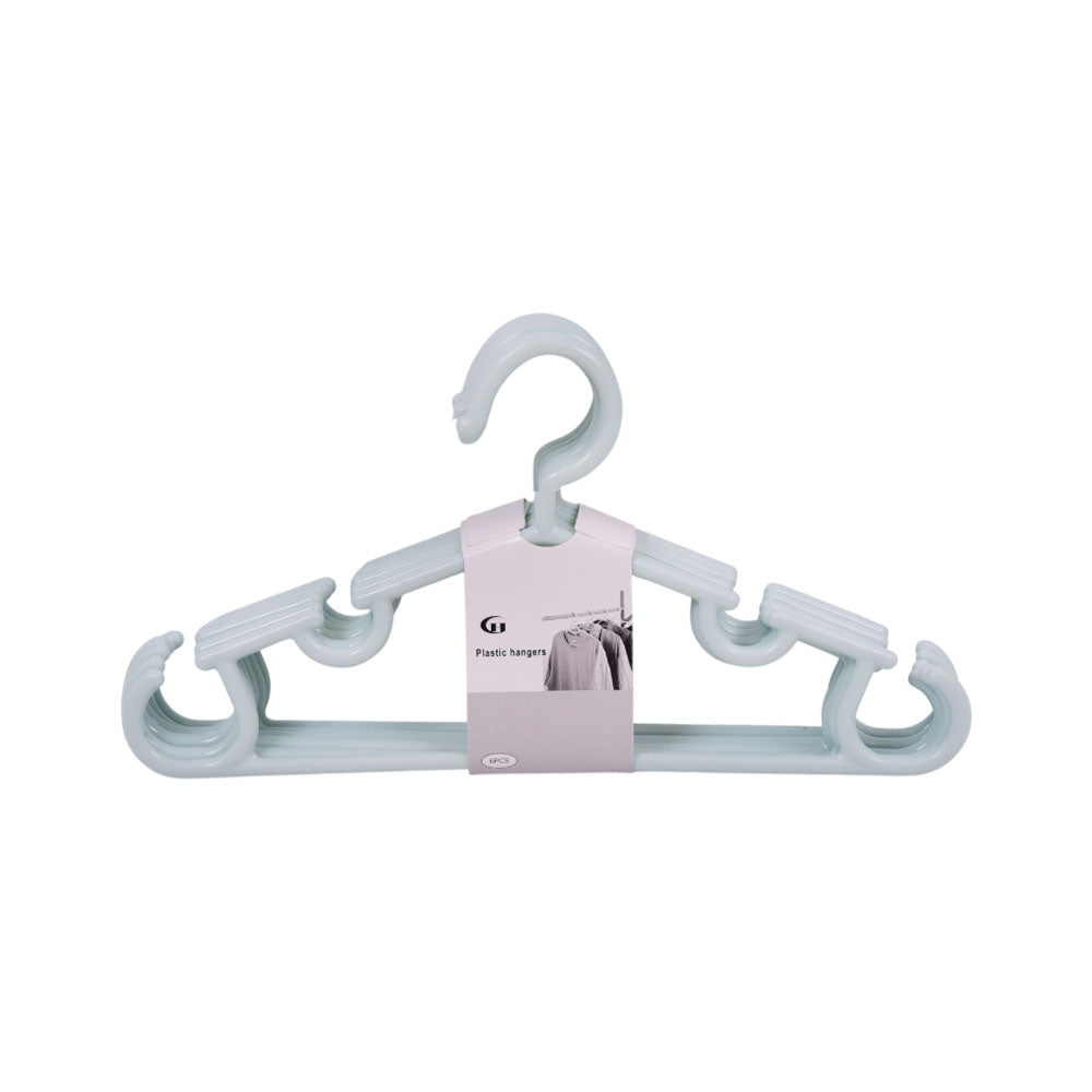 BABY PLASTIC HANGER 6PC IR C19-8889 Default Title - MamasJan Grocery Nonfood