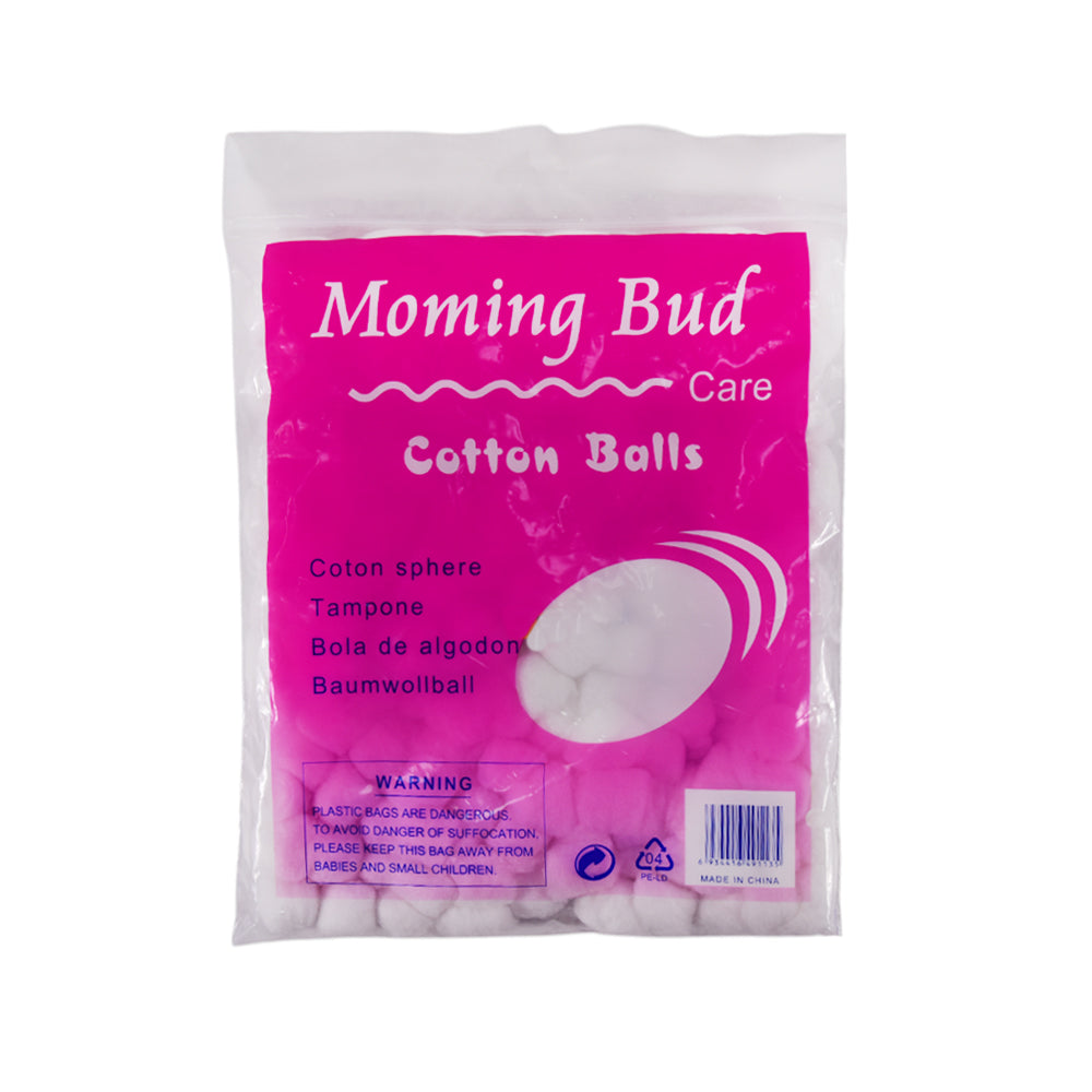 MOMING BUD COTTON BALLS 200PCS WHITE & COLOR IR 8-2 Default Title - MamasJan Makeup