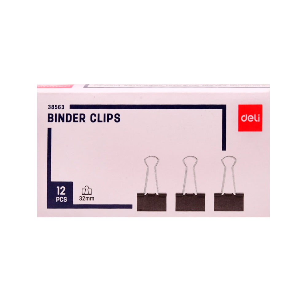 38563 DELI BINDER CLIP 32MM Default Title - MamasJan Toys