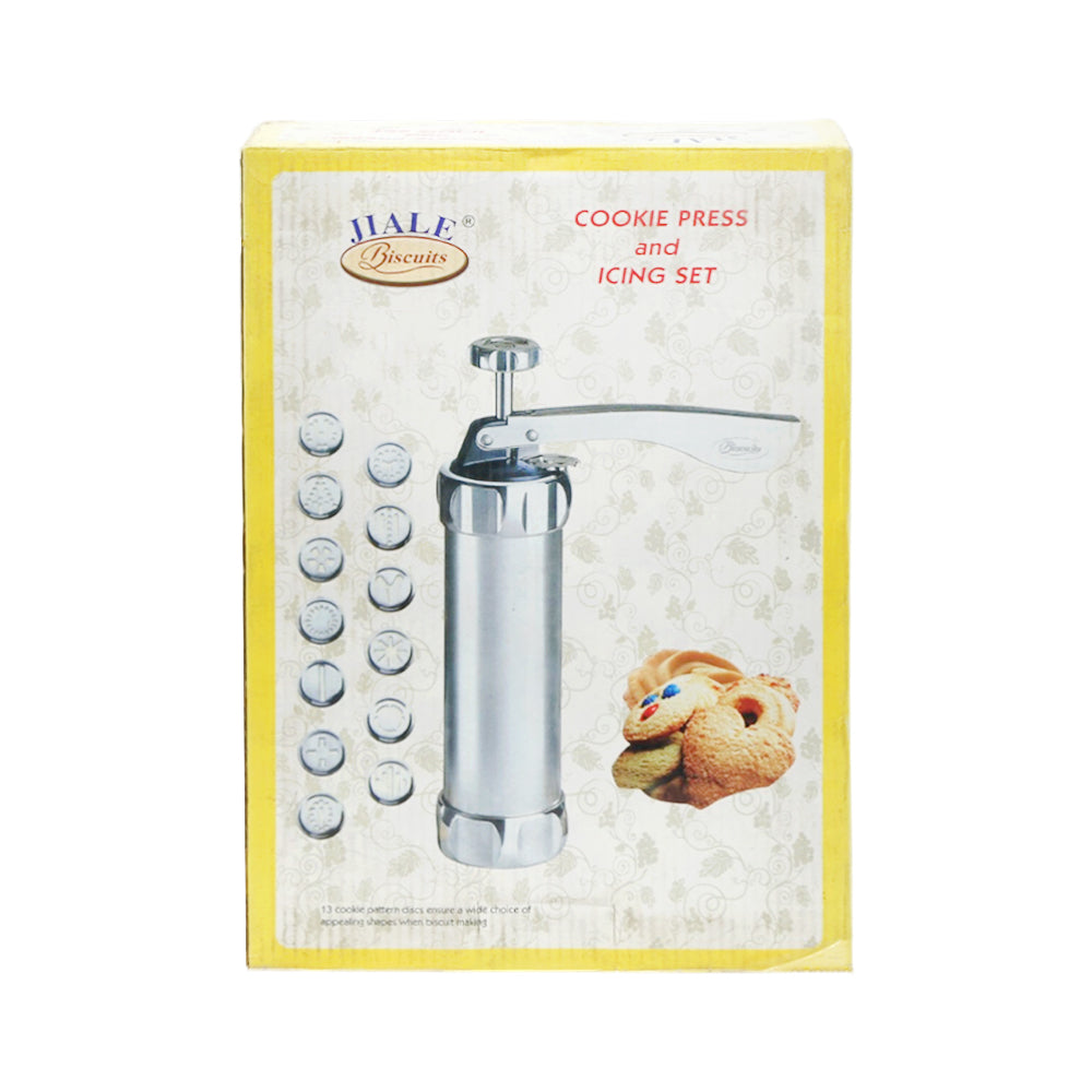 COOKIE PRESS WITH ICING GUN SET IR TM-388 Default Title - MamasJan Crockery
