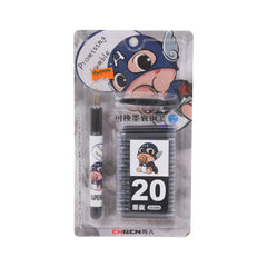 3558-1 FANCY INK PEN W 20 REFILLS Z.B Default Title - MamasJan Toys