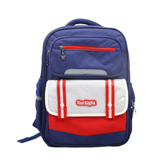 90171 KIDS SCHOOL BACK PACK ROYAL BLUE/RED 16INCH IR Default Title - MamasJan Toys