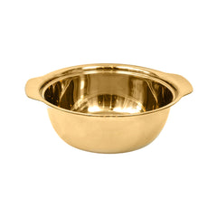 BOWL MIXING STEEL GOLDEN 35CM 10064 Default Title - MamasJan Crockery