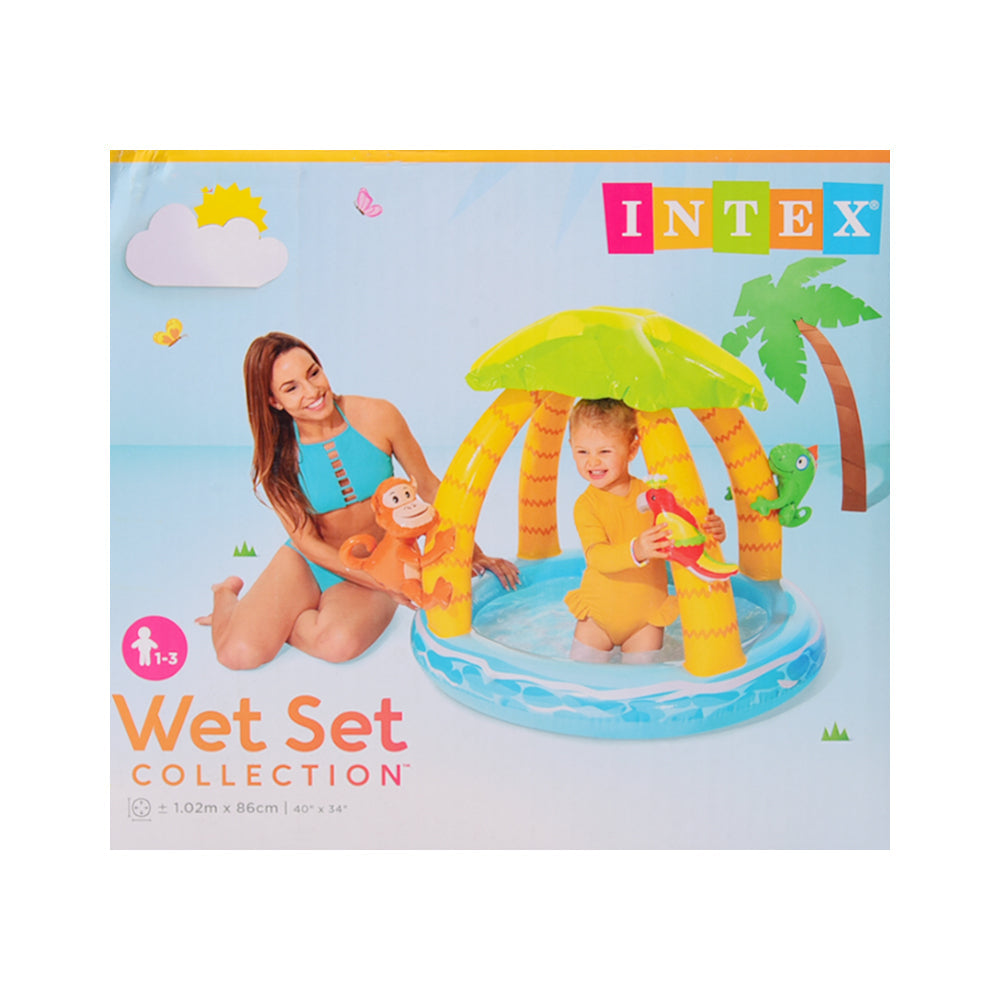 58417 INTEX TROPICAL BABY POOL 42X30 A.I Default Title - MamasJan Toys