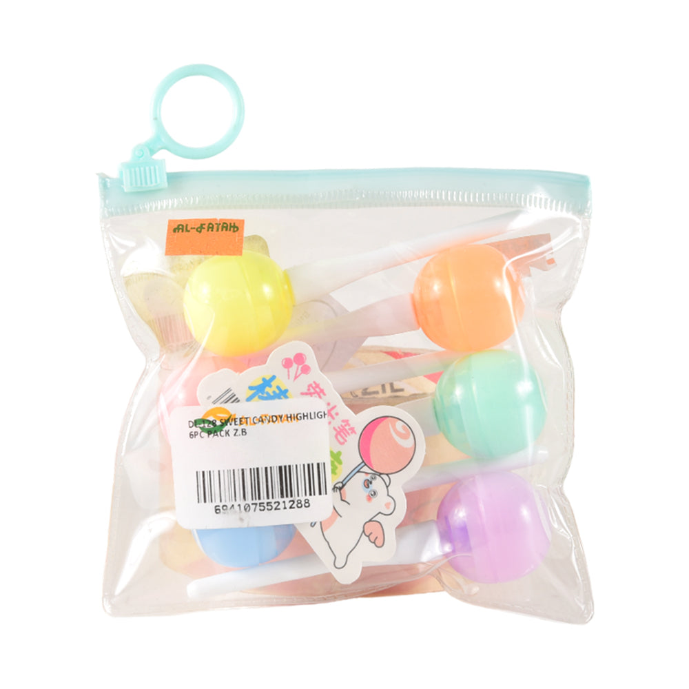 DL-128 SWEET CANDY HIGHLIGHTER 6PC PACK Z.B Default Title - MamasJan Toys