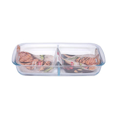 DISH DK GLASS RECTANGULAR 3.0 LTR 5305 Default Title - MamasJan Crockery