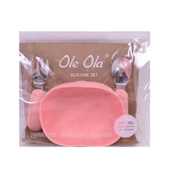 SK-6187 OLE OLA SILICONE DINNER SET IR Default Title - MamasJan Toys