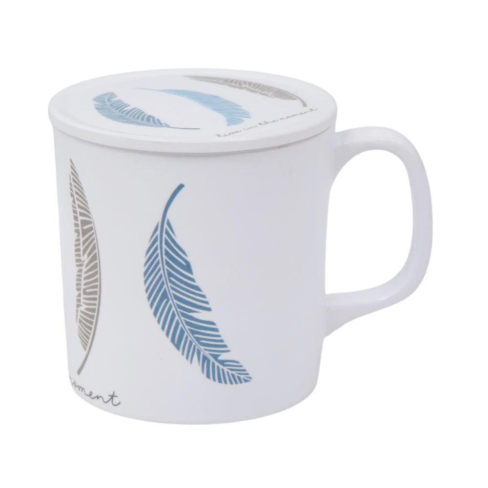 MUG MELAMINE WITH LID YL913033/5031 Default Title - MamasJan Crockery
