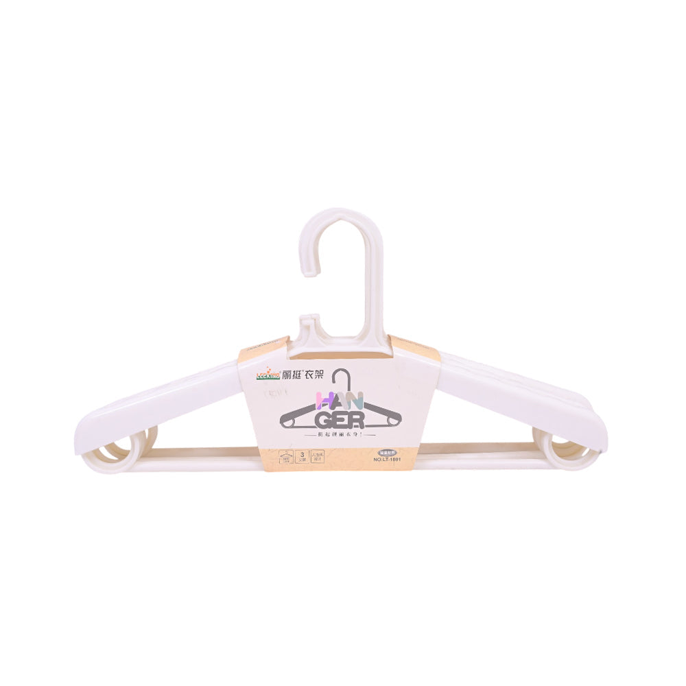 CLOTH HANGER PLASTIC 3PC IR LT-46/1001 Default Title - MamasJan Grocery Nonfood