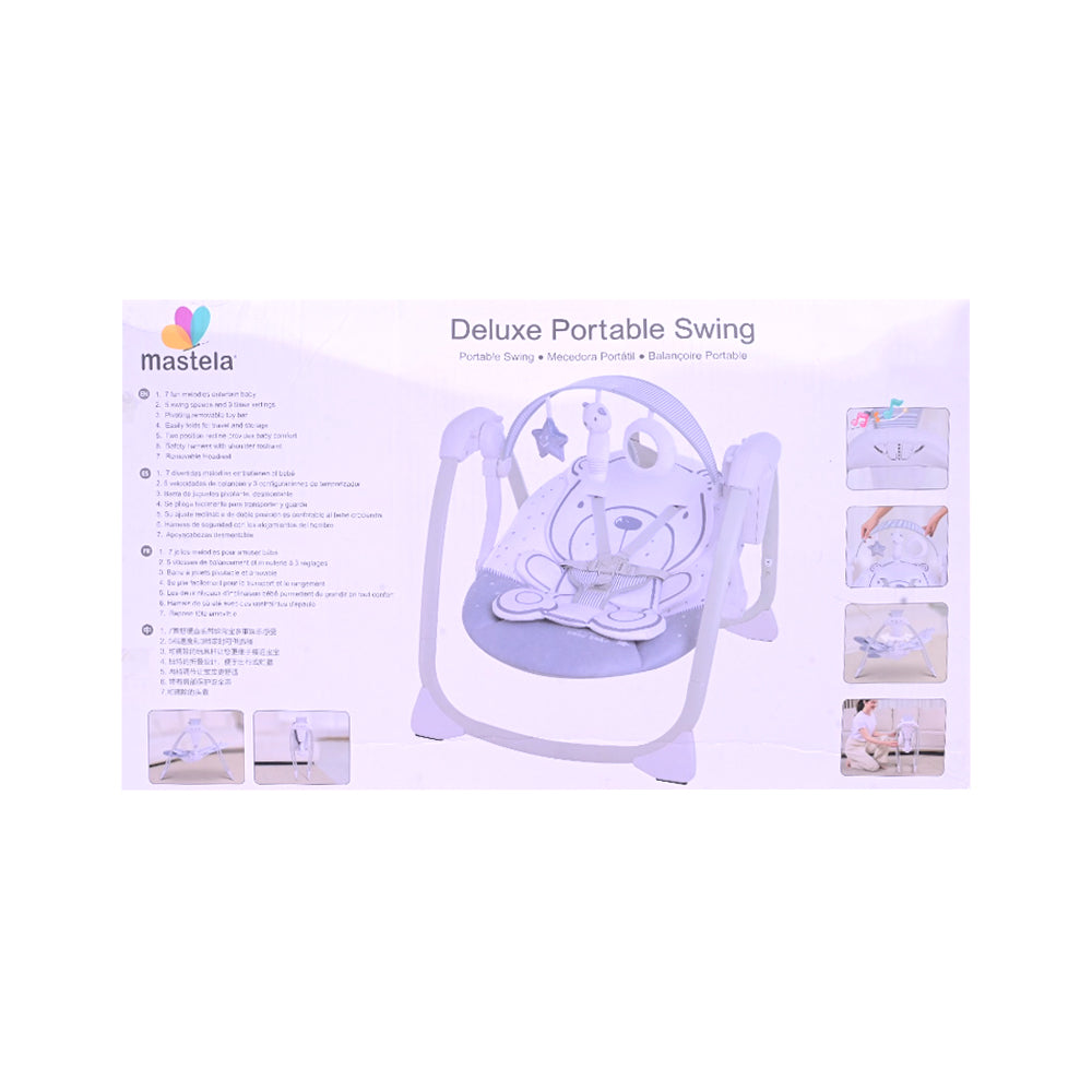 MASTELA DELUXE PORTABLE AUTO SWING 6513 Default Title - MamasJan Toys