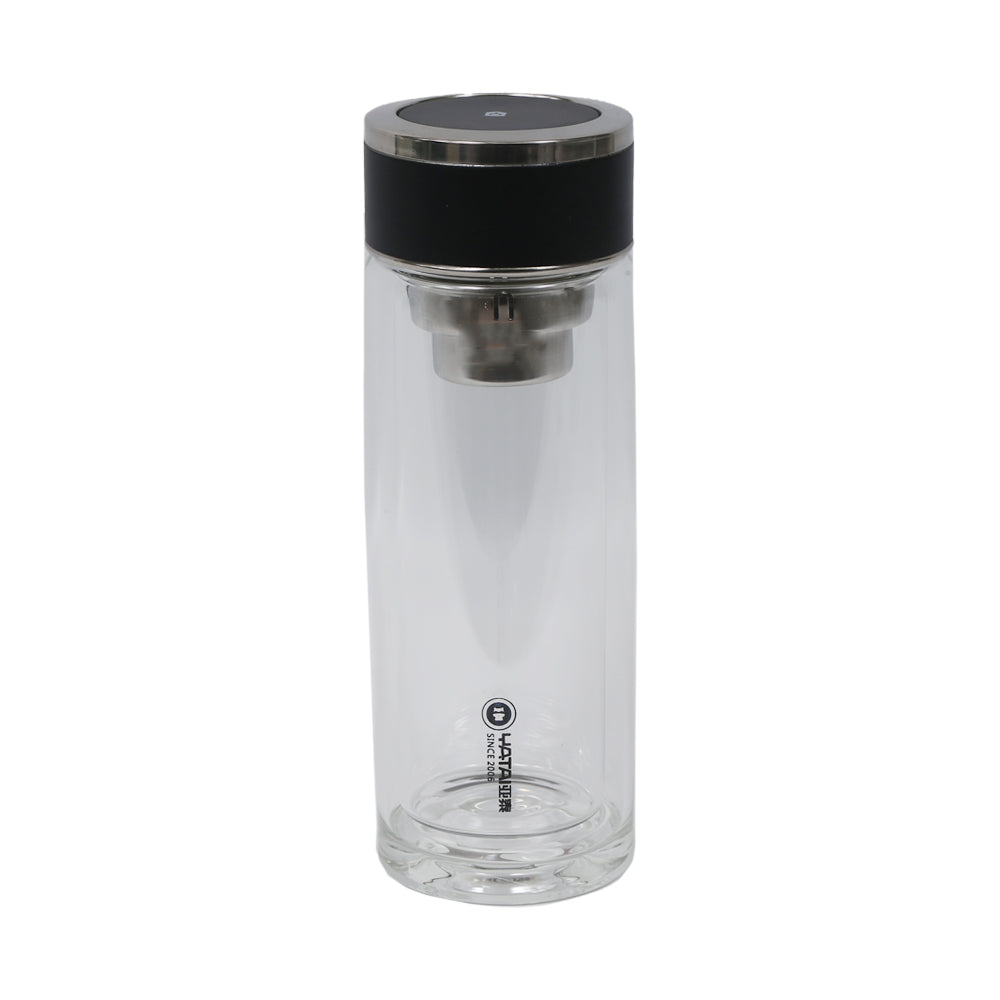 WATER BOTTLE GLASS IR 300ML YT-4624H Default Title - MamasJan Crockery