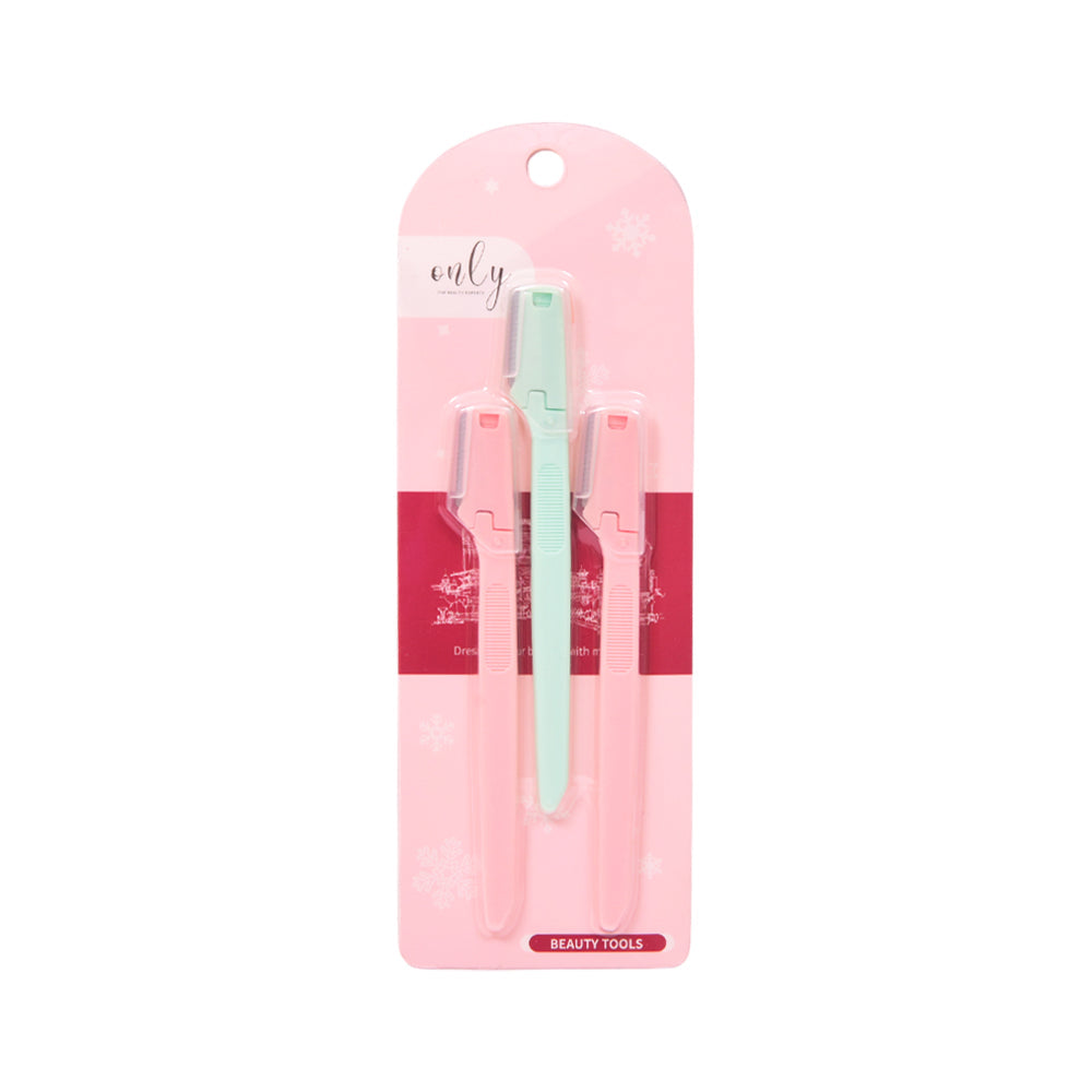 ONLY AURA EYE BROW EREASER 3PC SET SJ3128A Default Title - MamasJan Makeup